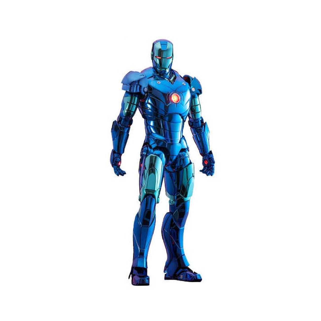 Zdjęcie produktu Iron Man Movie Masterpiece Diecast figurka akcji 1/6 Iron Man Mark III (Stealth Mode Ver.) 2.0 Hot Toys Exclusive 33 cm