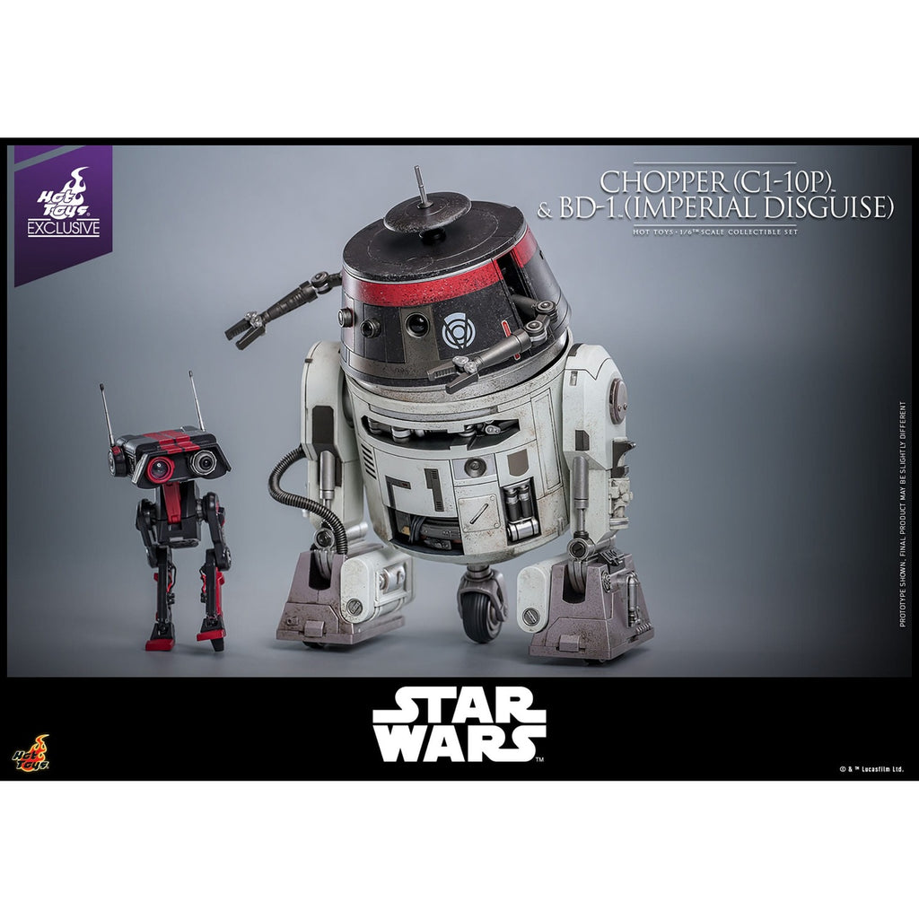 Zdjęcie produktu Star Wars Zestaw figurek akcji 1/6 Chopper (C1-10P™) i BD-1™ (Imperial Disguise) 18 cm i 8 cm