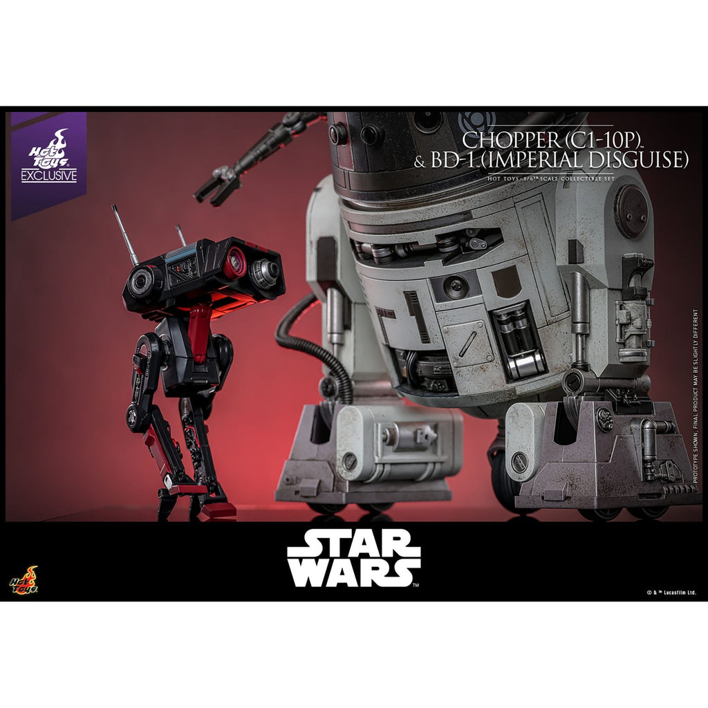 Zdjęcie produktu Star Wars Zestaw figurek akcji 1/6 Chopper (C1-10P™) i BD-1™ (Imperial Disguise) 18 cm i 8 cm