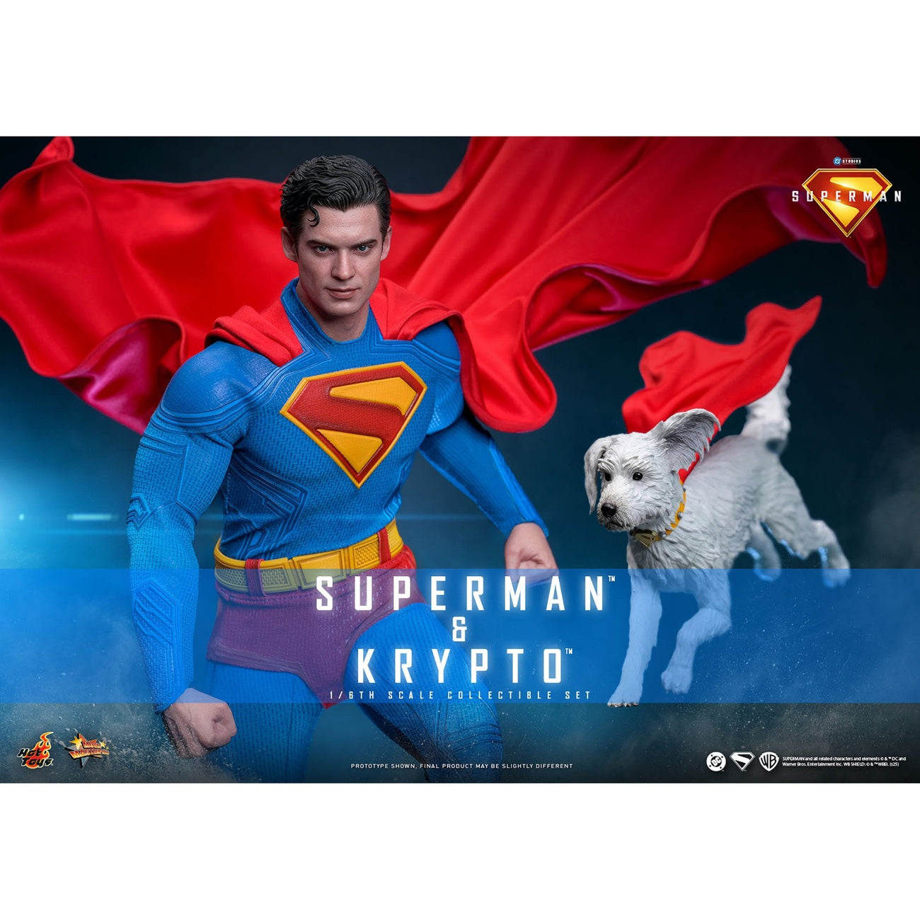 Zdjęcie produktu Superman (2025) Movie Masterpiece figurka kolekcjonerska 1/6 Superman & Krypto 33 cm