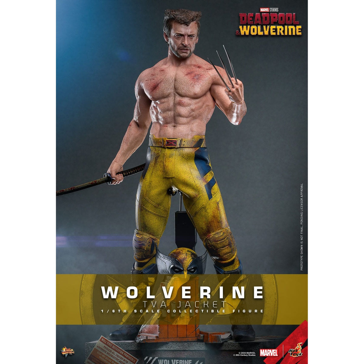 Zdjęcie produktu Deadpool & Wolverine Movie Masterpiece figurka akcji 1/6 Wolverine (wersja z kurtką TVA) 31 cm