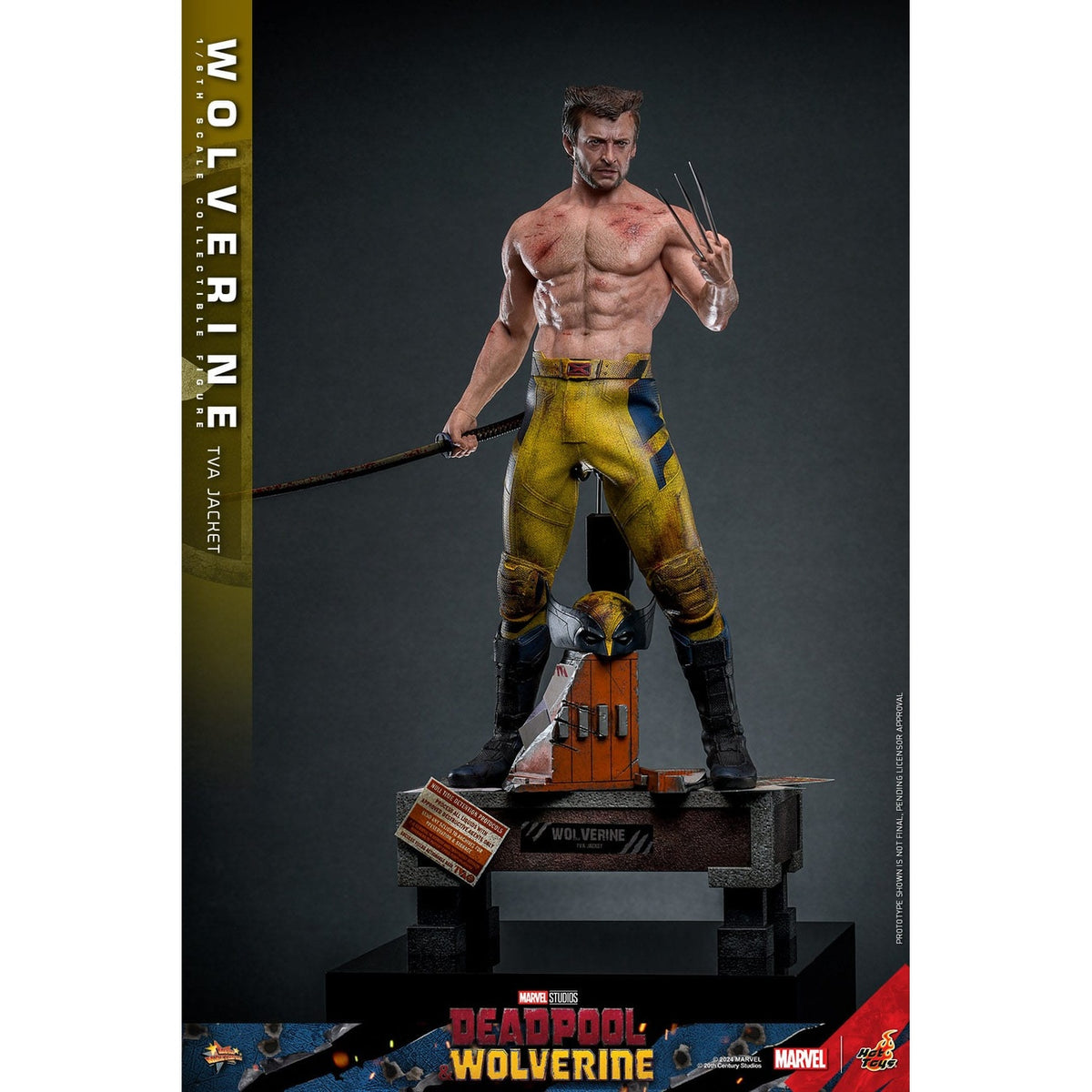 Zdjęcie produktu Deadpool & Wolverine Movie Masterpiece figurka akcji 1/6 Wolverine (wersja z kurtką TVA) 31 cm