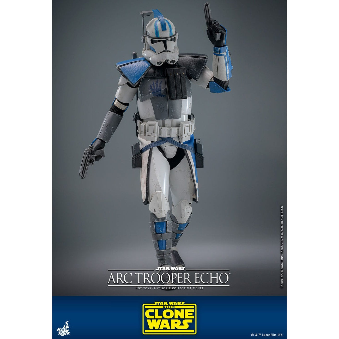 Zdjęcie produktu Star Wars: The Clone Wars Figurka akcji 1/6 ARC Trooper Echo 30 cm