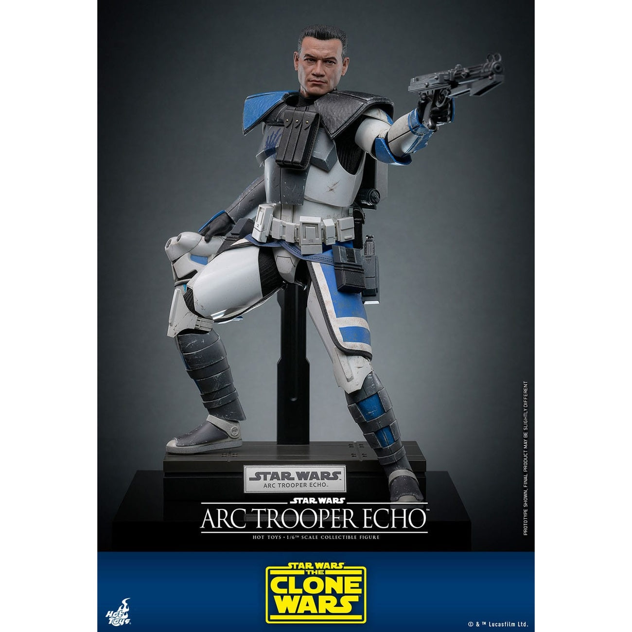 Zdjęcie produktu Star Wars: The Clone Wars Figurka akcji 1/6 ARC Trooper Echo 30 cm