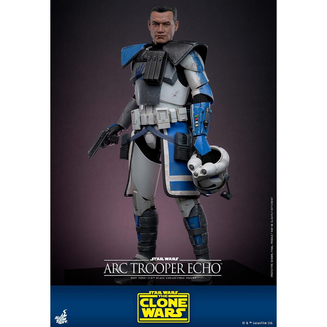 Zdjęcie produktu Star Wars: The Clone Wars Figurka akcji 1/6 ARC Trooper Echo 30 cm