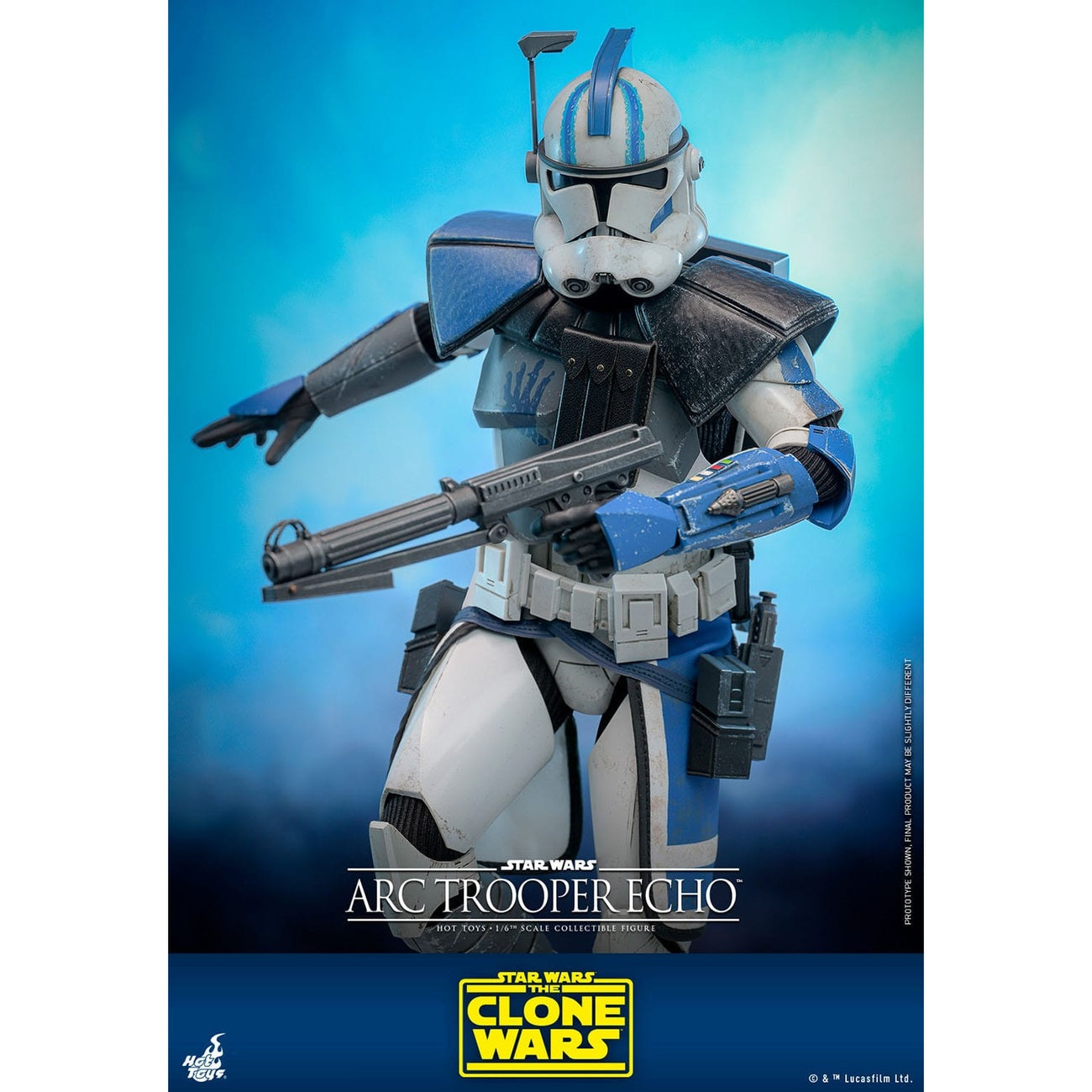 Zdjęcie produktu Star Wars: The Clone Wars Figurka akcji 1/6 ARC Trooper Echo 30 cm