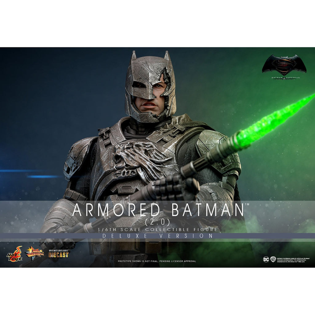 Zdjęcie produktu Batman v Superman: Świt sprawiedliwości figurka kolekcjonerska Movie Masterpiece 1/6 Batman w zbroi 2.0 (Wersja Deluxe) 33 cm