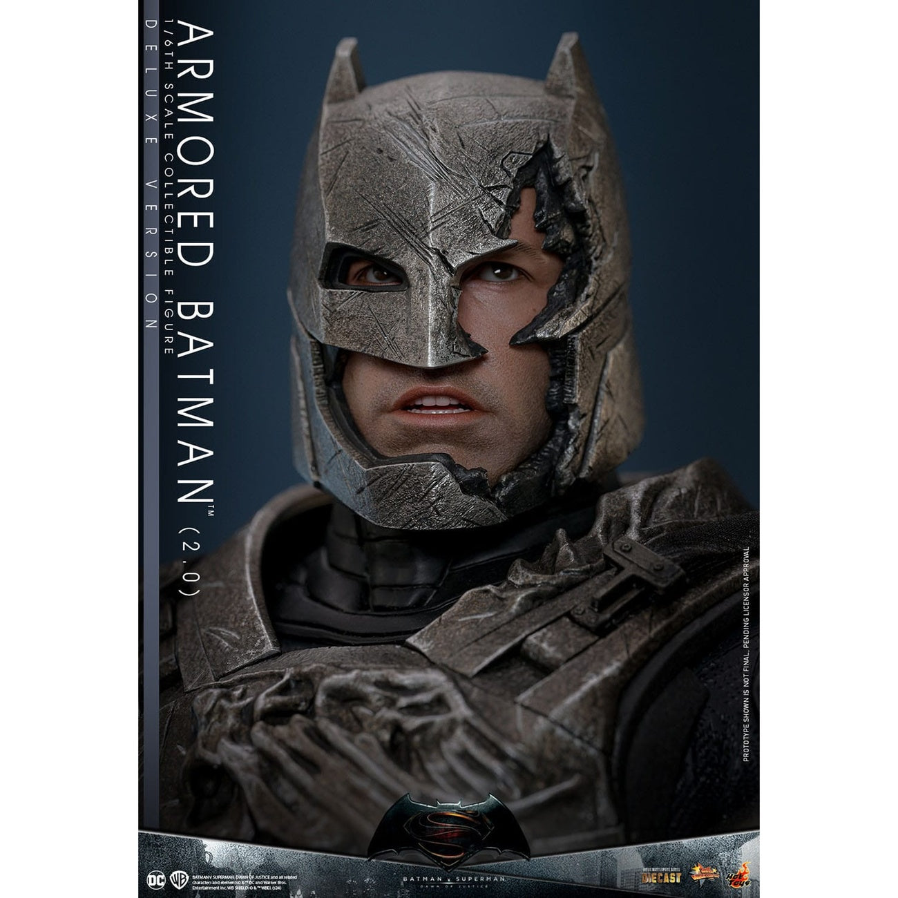 Zdjęcie produktu Batman v Superman: Świt sprawiedliwości figurka kolekcjonerska Movie Masterpiece 1/6 Batman w zbroi 2.0 (Wersja Deluxe) 33 cm