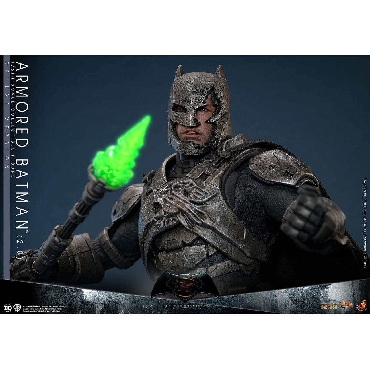 Zdjęcie produktu Batman v Superman: Świt sprawiedliwości figurka kolekcjonerska Movie Masterpiece 1/6 Batman w zbroi 2.0 (Wersja Deluxe) 33 cm