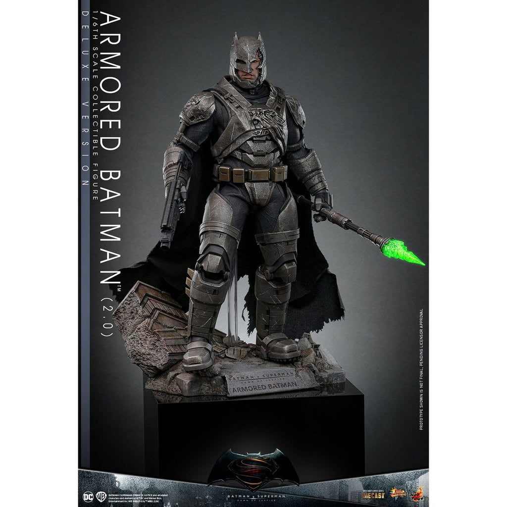 Zdjęcie produktu Batman v Superman: Świt sprawiedliwości figurka kolekcjonerska Movie Masterpiece 1/6 Batman w zbroi 2.0 (Wersja Deluxe) 33 cm