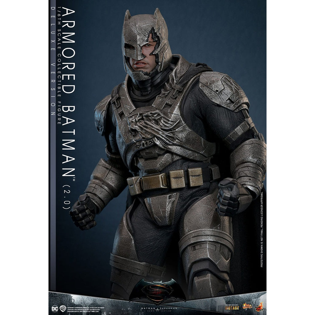 Zdjęcie produktu Batman v Superman: Świt sprawiedliwości figurka kolekcjonerska Movie Masterpiece 1/6 Batman w zbroi 2.0 (Wersja Deluxe) 33 cm