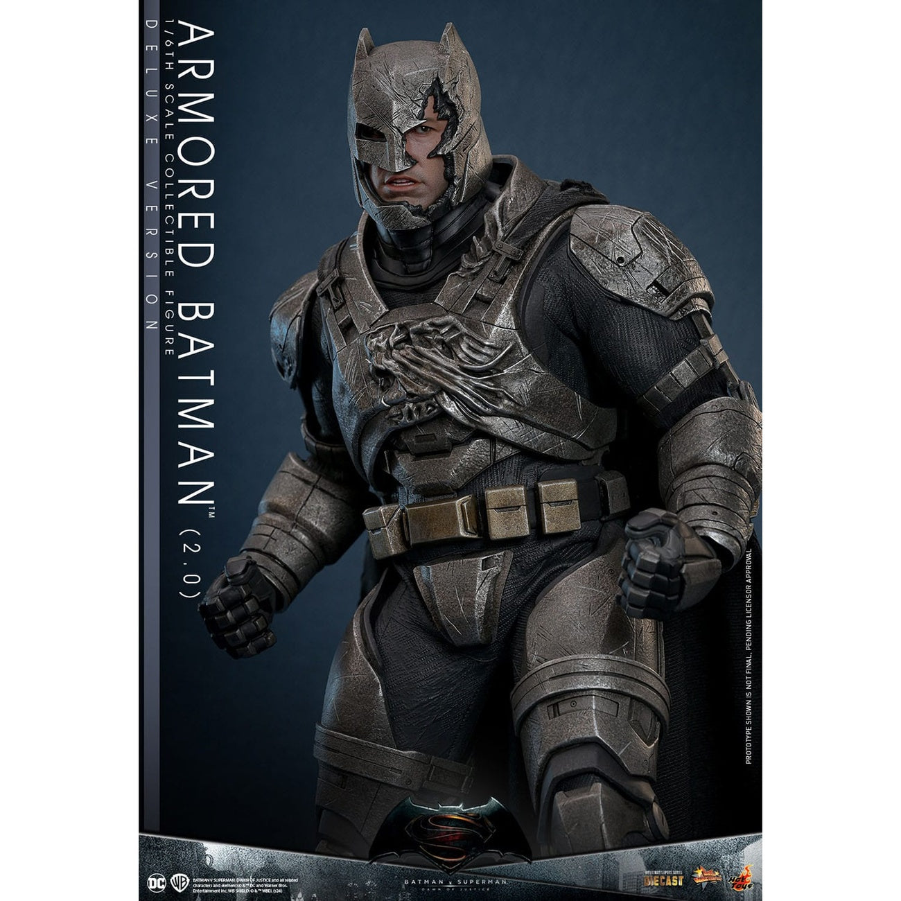 Zdjęcie produktu Batman v Superman: Świt sprawiedliwości figurka kolekcjonerska Movie Masterpiece 1/6 Batman w zbroi 2.0 (Wersja Deluxe) 33 cm