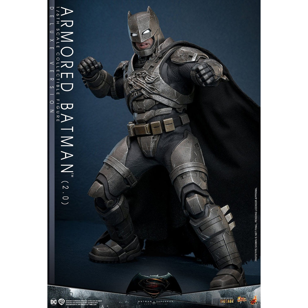 Zdjęcie produktu Batman v Superman: Świt sprawiedliwości figurka kolekcjonerska Movie Masterpiece 1/6 Batman w zbroi 2.0 (Wersja Deluxe) 33 cm