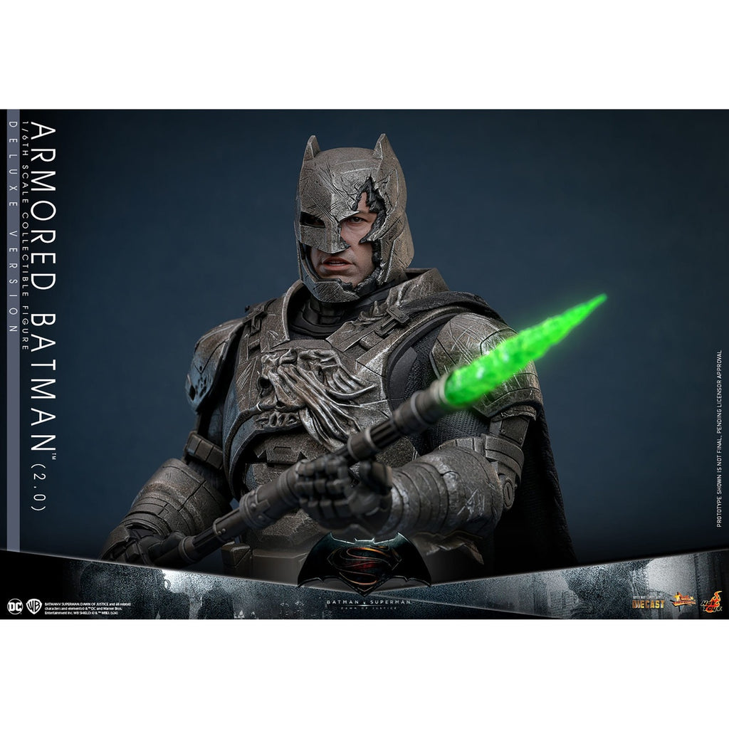 Zdjęcie produktu Batman v Superman: Świt sprawiedliwości figurka kolekcjonerska Movie Masterpiece 1/6 Batman w zbroi 2.0 (Wersja Deluxe) 33 cm