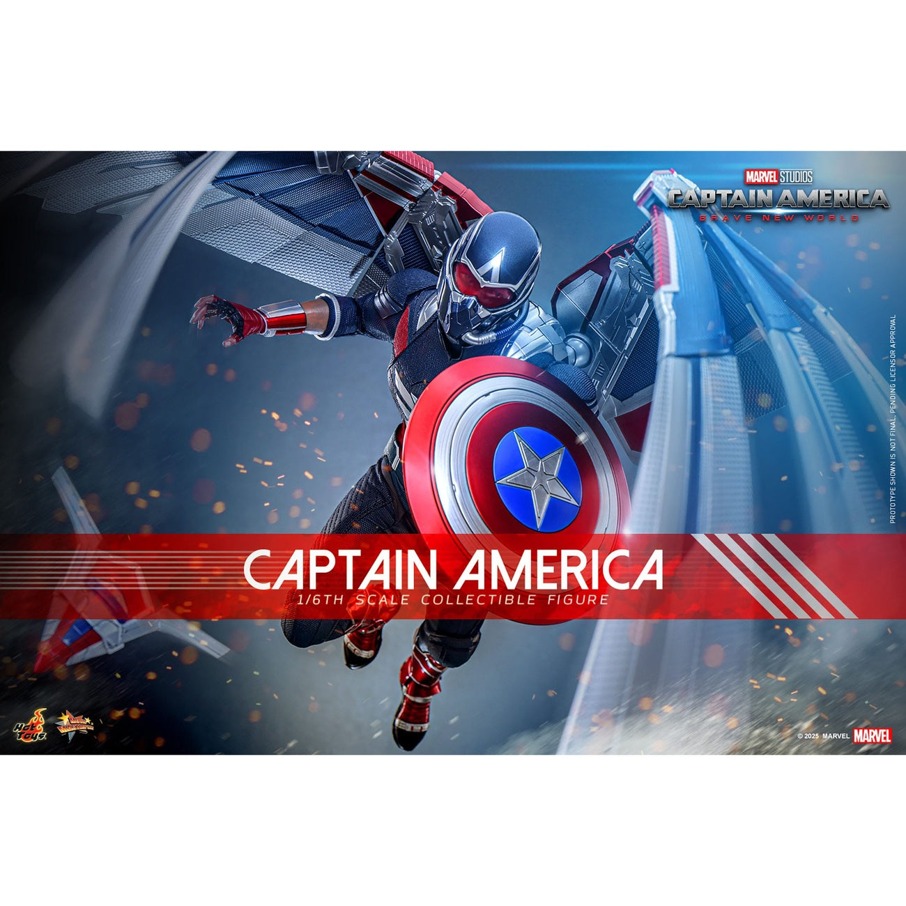 Product image Captain America: Brave New World Movie Masterpiece Action Figure 1/6 Captain America 30 cm