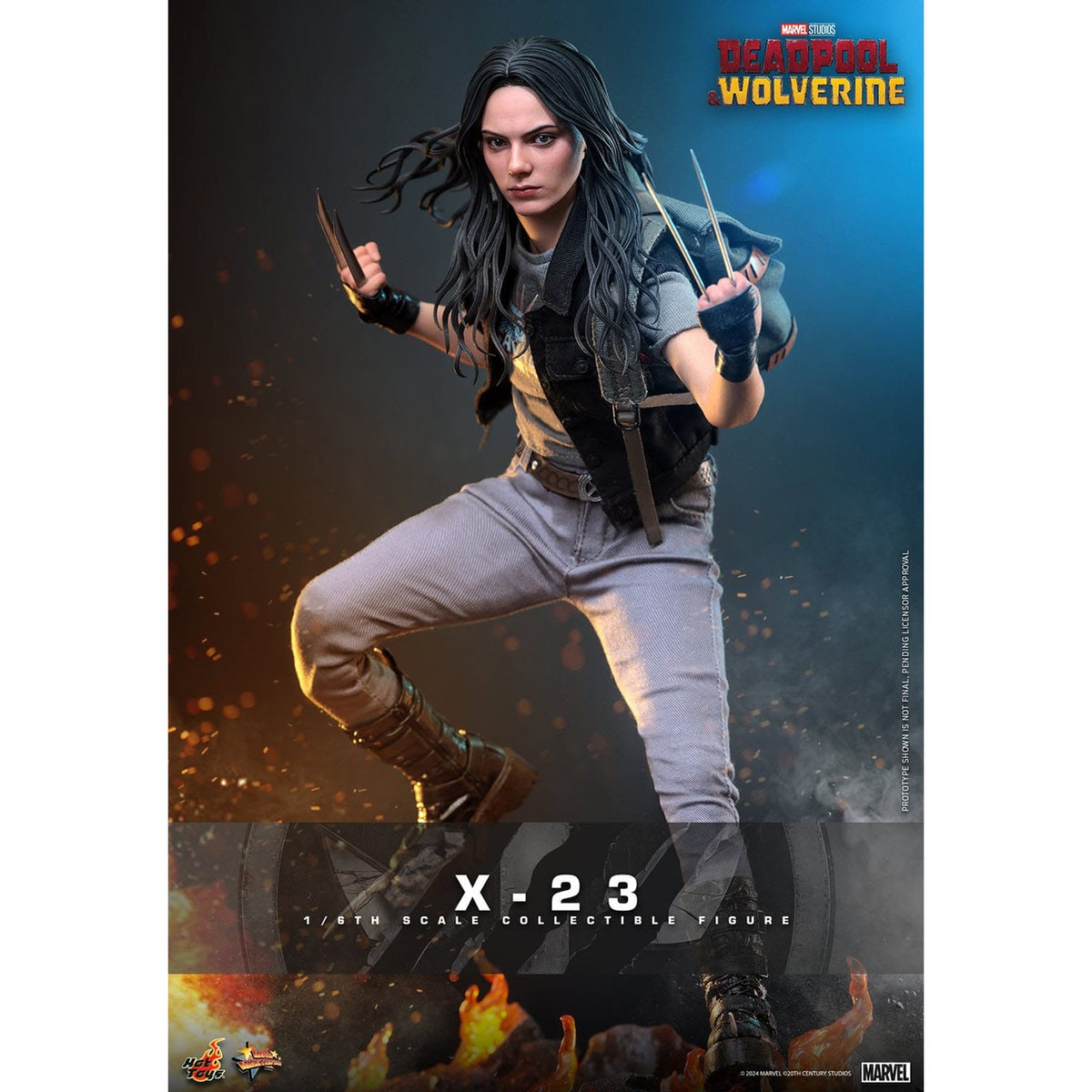 Zdjęcie produktu Deadpool & Wolverine Movie Masterpiece figurka akcji 1/6 X-23 27 cm