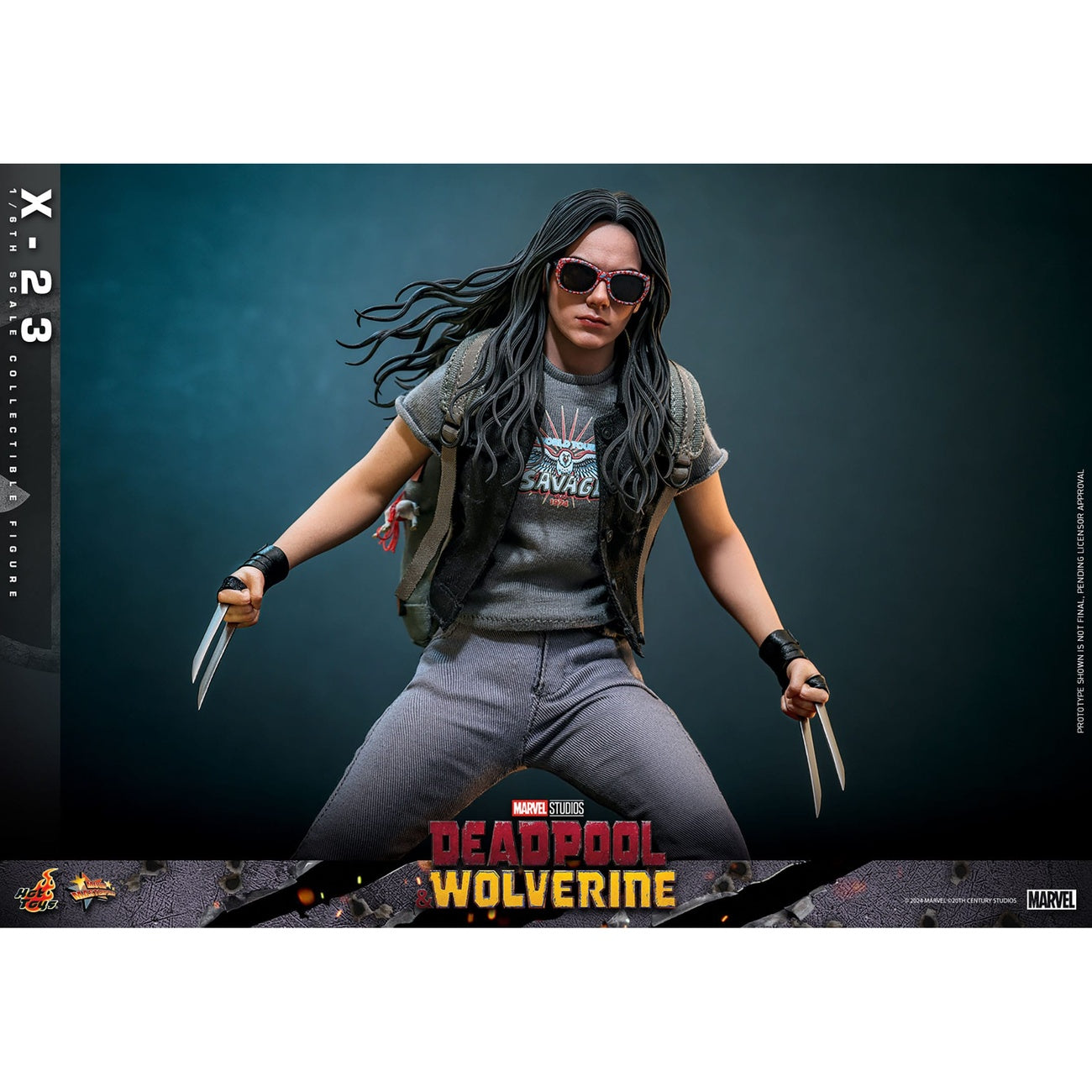 Zdjęcie produktu Deadpool & Wolverine Movie Masterpiece figurka akcji 1/6 X-23 27 cm