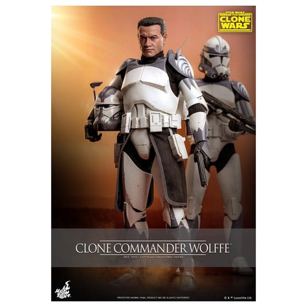 Zdjęcie produktu Star Wars: The Clone Wars Figurka akcji 1/6 Clone Commander Wolffe 30 cm