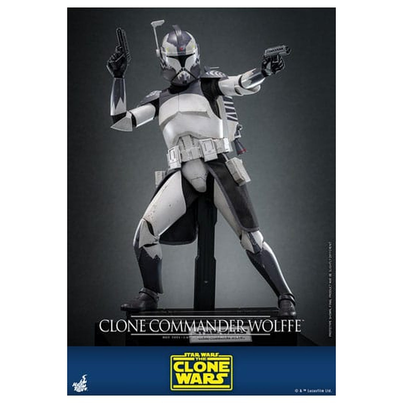 Zdjęcie produktu Star Wars: The Clone Wars Figurka akcji 1/6 Clone Commander Wolffe 30 cm