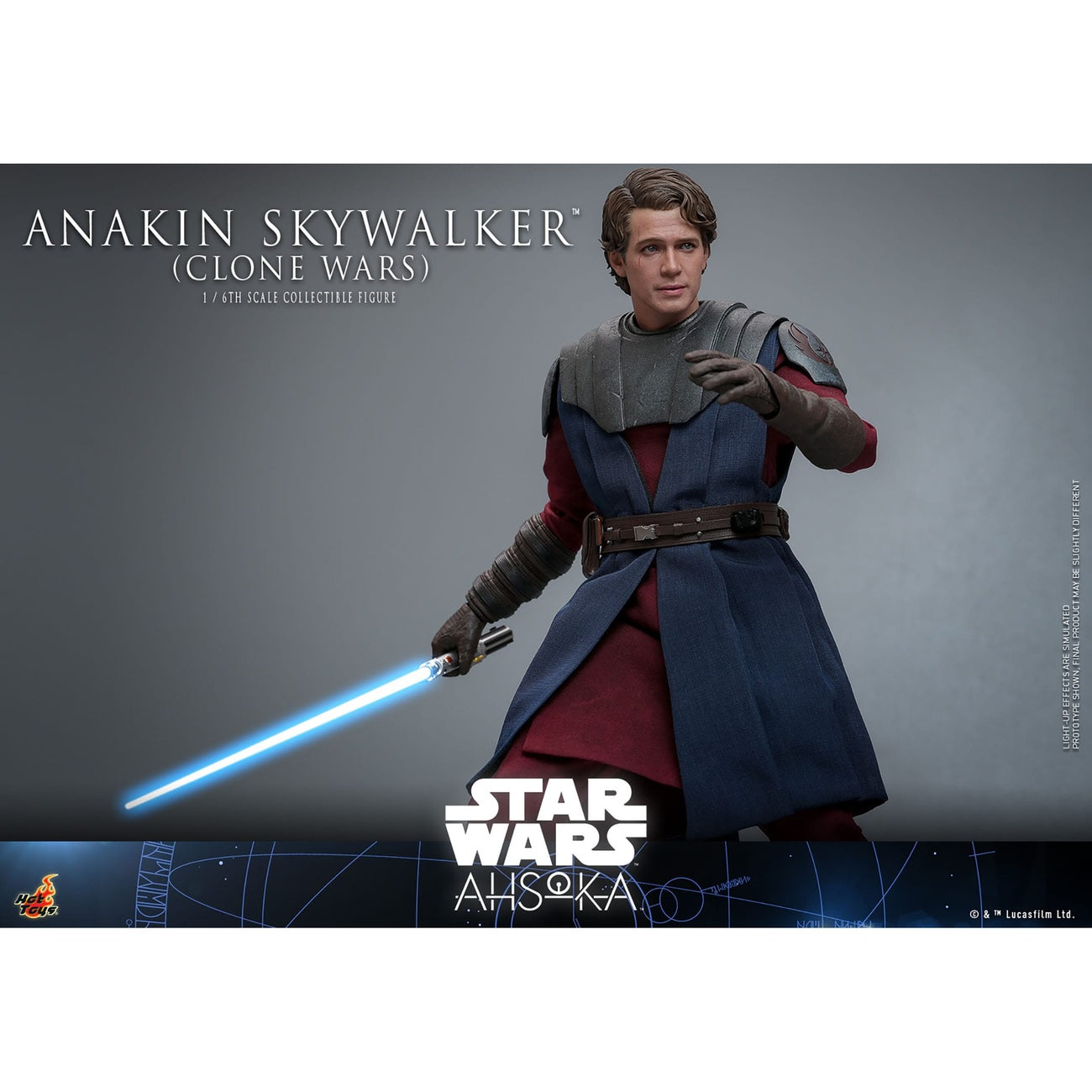 Zdjęcie produktu Star Wars: The Clone Wars Figurka akcji 1/6 Anakin Skywalker 31 cm