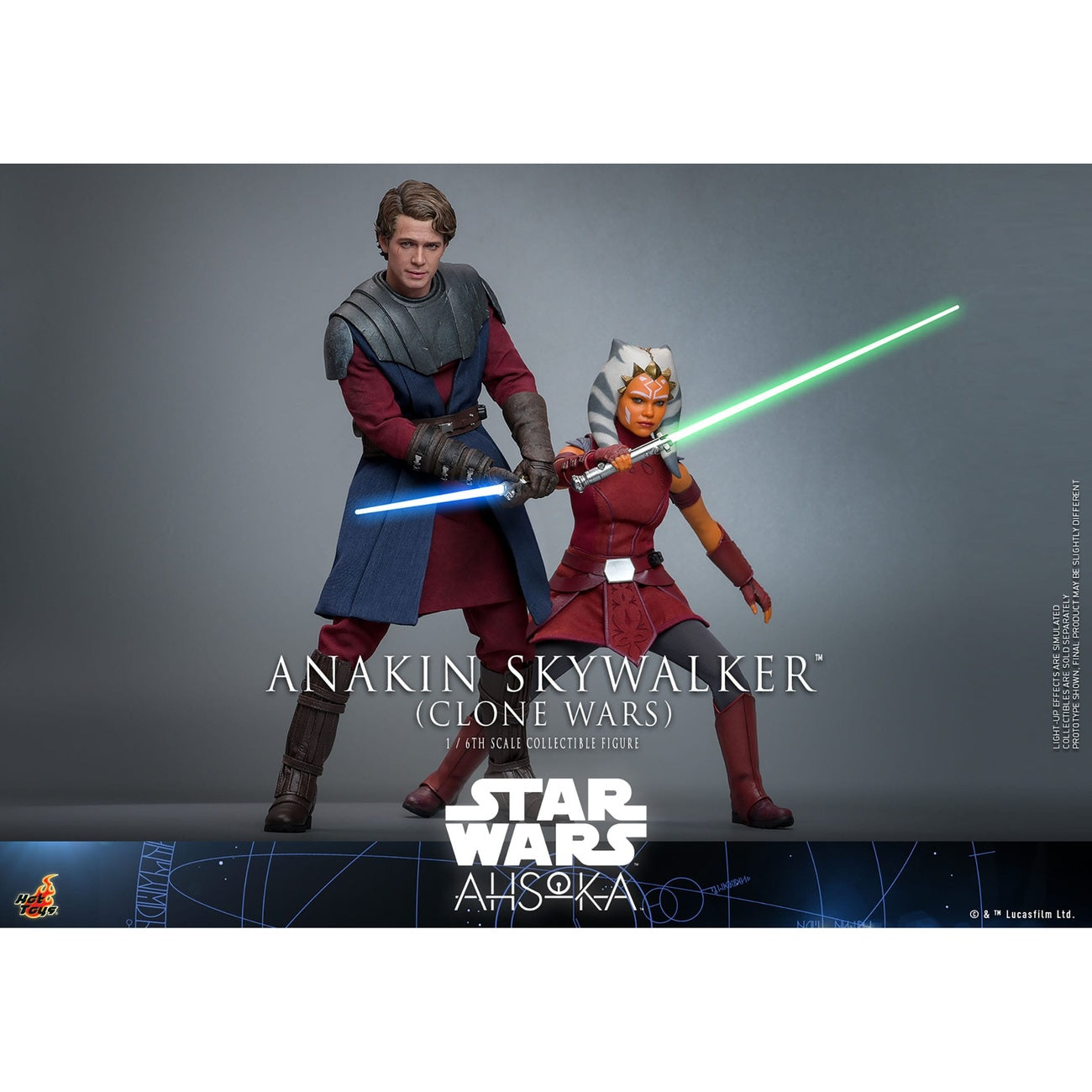 Zdjęcie produktu Star Wars: The Clone Wars Figurka akcji 1/6 Anakin Skywalker 31 cm