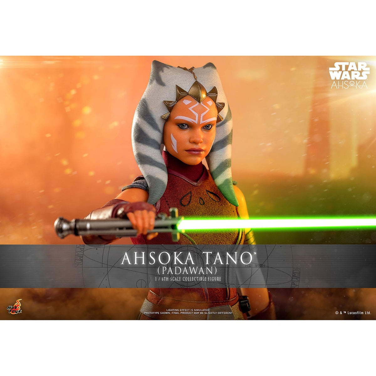 Zdjęcie produktu Star Wars: Ahsoka Figurka akcji 1/6 Ahsoka Tano (Padawan) 27 cm