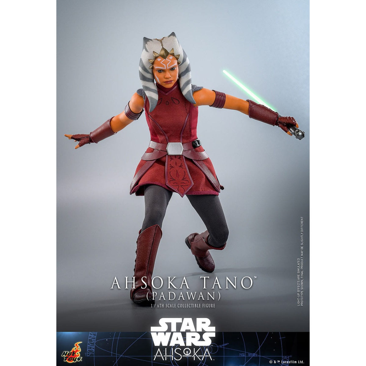Zdjęcie produktu Star Wars: Ahsoka Figurka akcji 1/6 Ahsoka Tano (Padawan) 27 cm