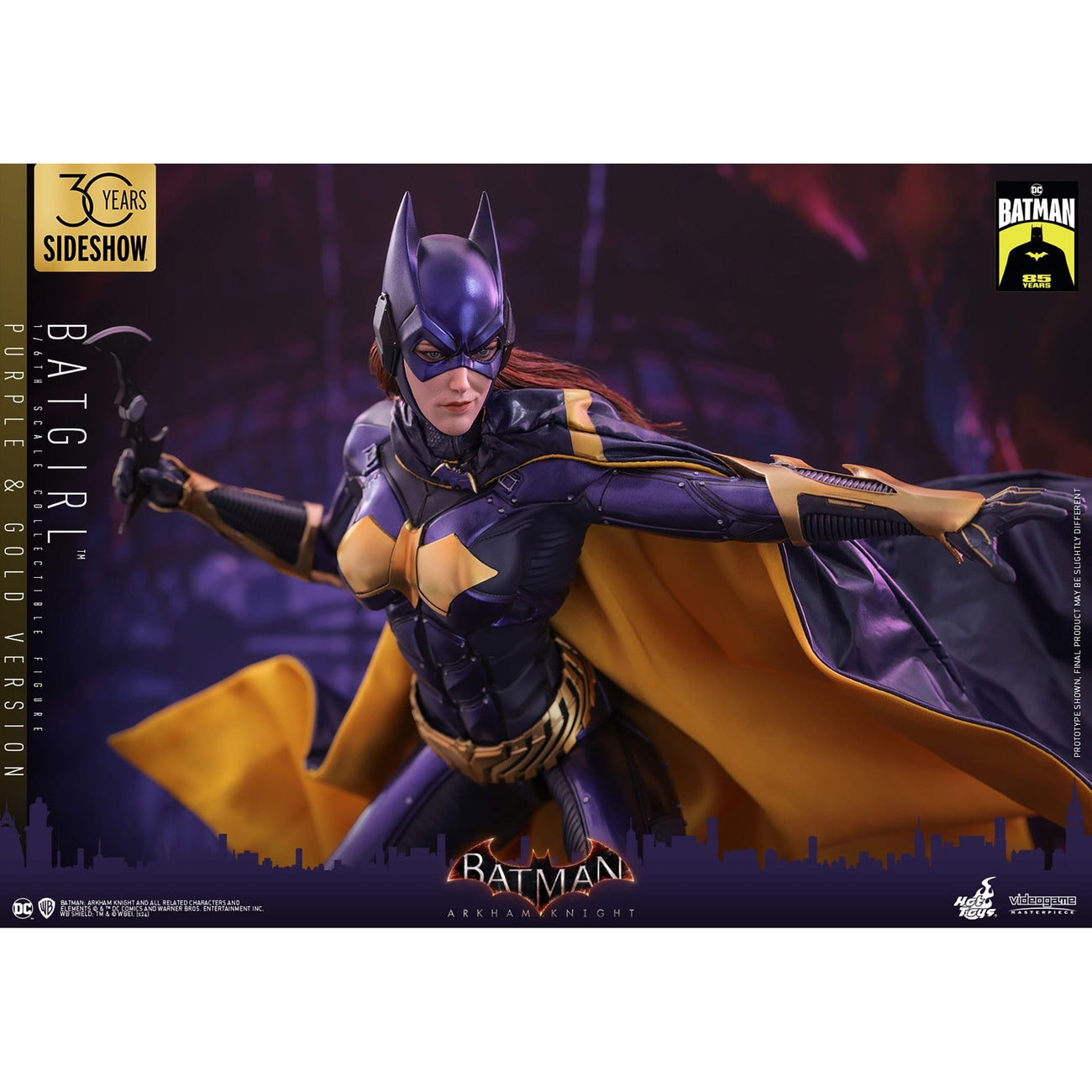 Zdjęcie produktu Batman Arkham Knight Videogame Masterpiece figurka kolekcjonerska 1/6 Batgirl (Purple and Gold Version) Exclusive 30 cm