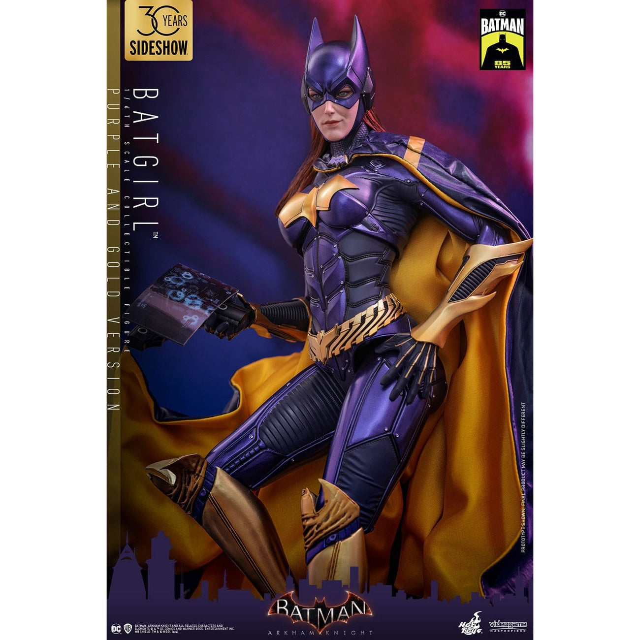 Zdjęcie produktu Batman Arkham Knight Videogame Masterpiece figurka kolekcjonerska 1/6 Batgirl (Purple and Gold Version) Exclusive 30 cm
