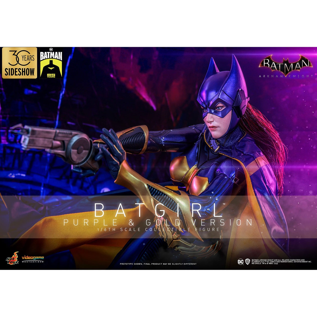 Zdjęcie produktu Batman Arkham Knight Videogame Masterpiece figurka kolekcjonerska 1/6 Batgirl (Purple and Gold Version) Exclusive 30 cm