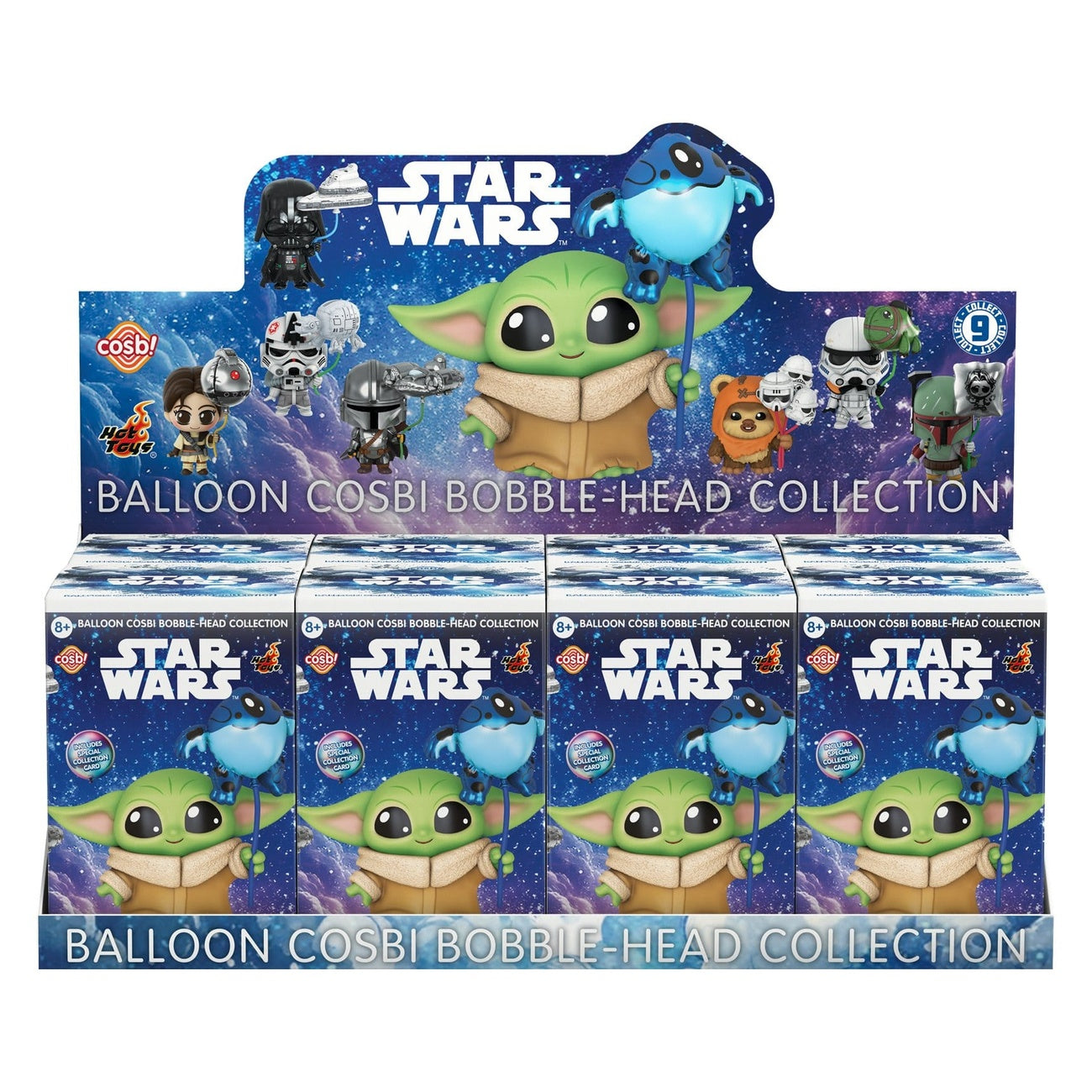 Zdjęcie produktu Star Wars Cosbi minifigurki Balloon 8 cm Blind Box display (8)