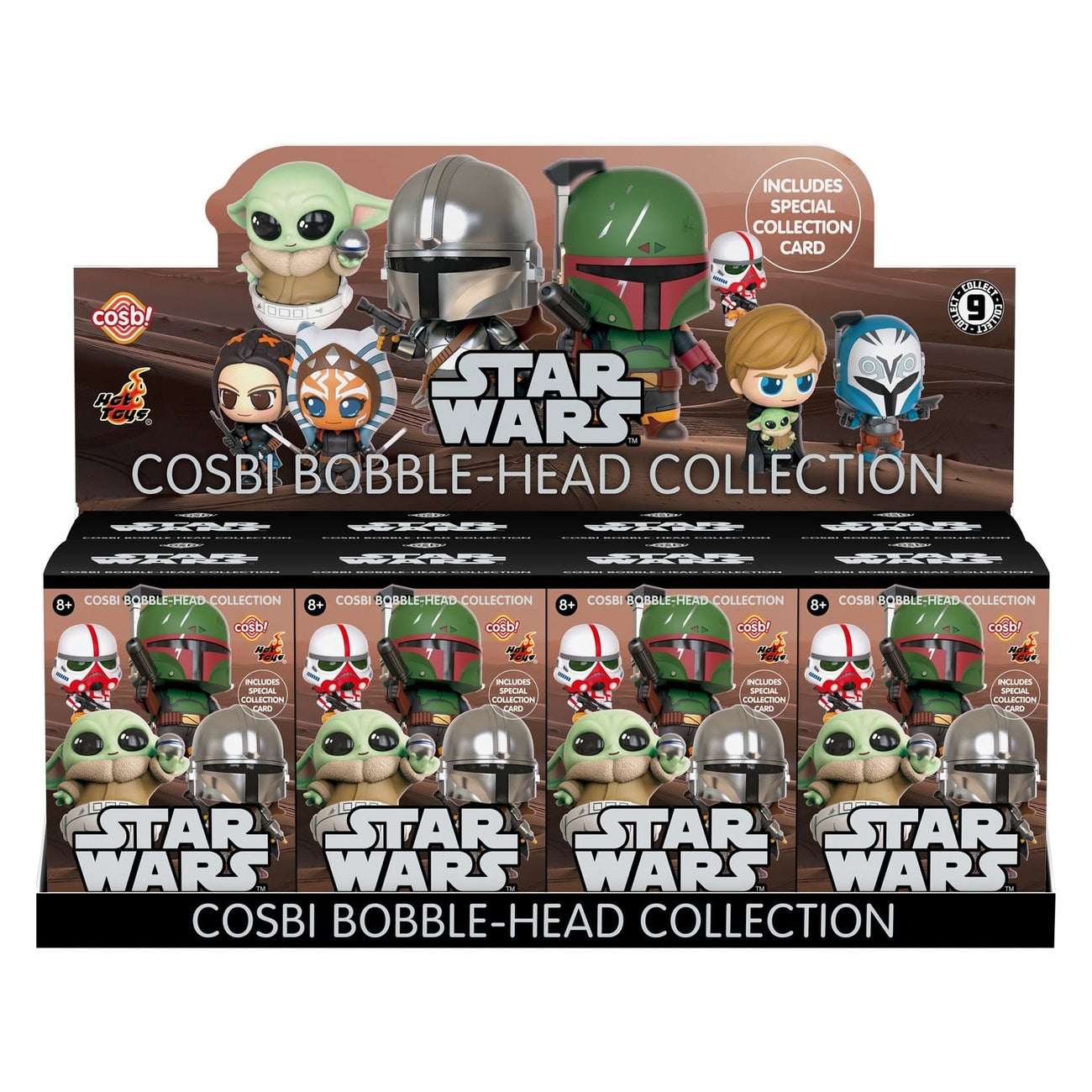 Zdjęcie produktu Star Wars Cosbi Minifigurki Seria 1 8 cm Blind Box Display (8)