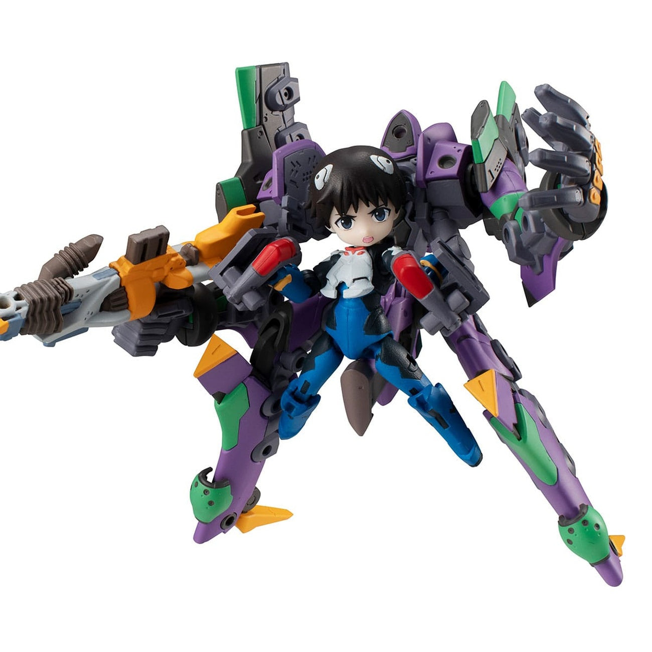 Zdjęcie produktu Evangelion Figurka akcji Desktop Army Shinji Ikari i Evangelion Unit-01 New Theatrical Edition 15 cm