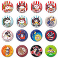 Zdjęcie produktu Naruto Mega Cat Project Nyaruto! Metalowe przypinki 5 cm Zestaw (16)