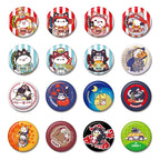Zdjęcie produktu Naruto Mega Cat Project Nyaruto! Metalowe przypinki 5 cm Zestaw (16)