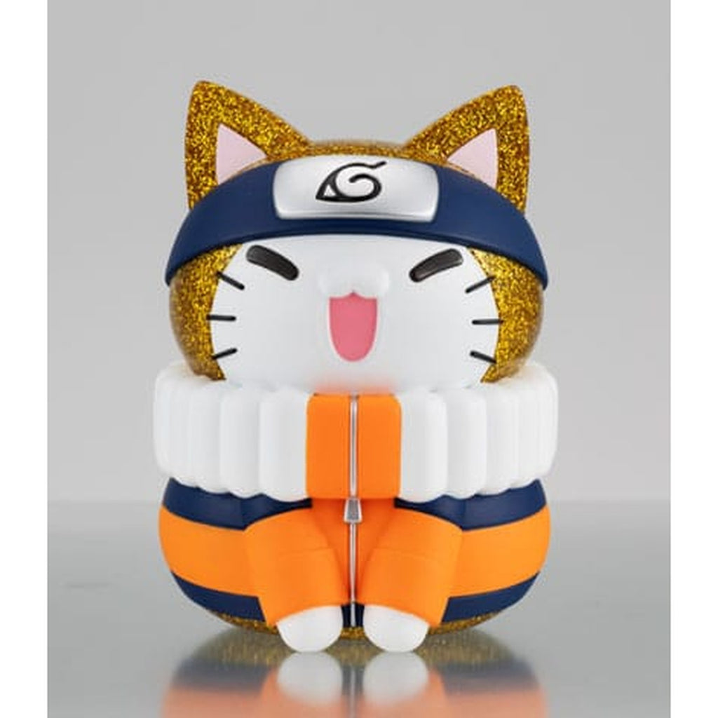 Zdjęcie produktu Naruto Shippuden Mega Cat Project Nyanto! Figurka kolekcjonerska z serii Giant Nyaruto Naruto Uzumaki Gold Ver. 10 cm