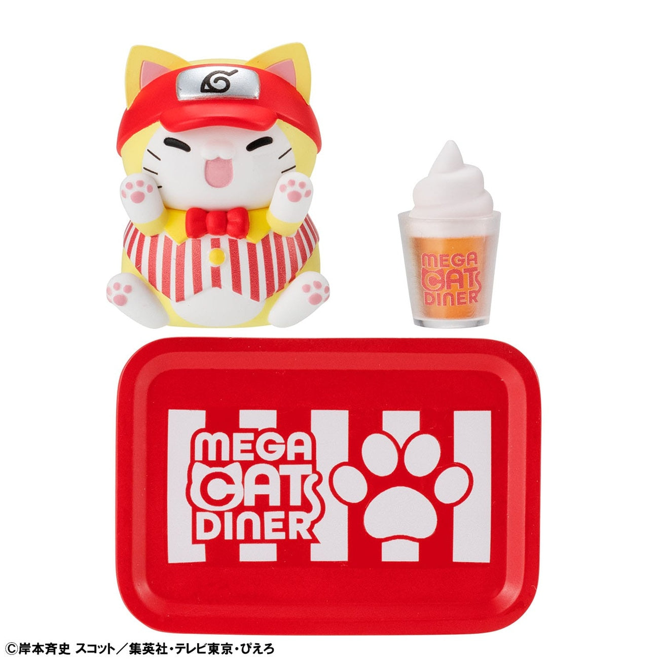 Zdjęcie produktu Naruto Shippuden Mega Cat Project Nyaruto! Figurka kolekcjonerska Mega Cat Diner 3 cm Asortyment (6)
