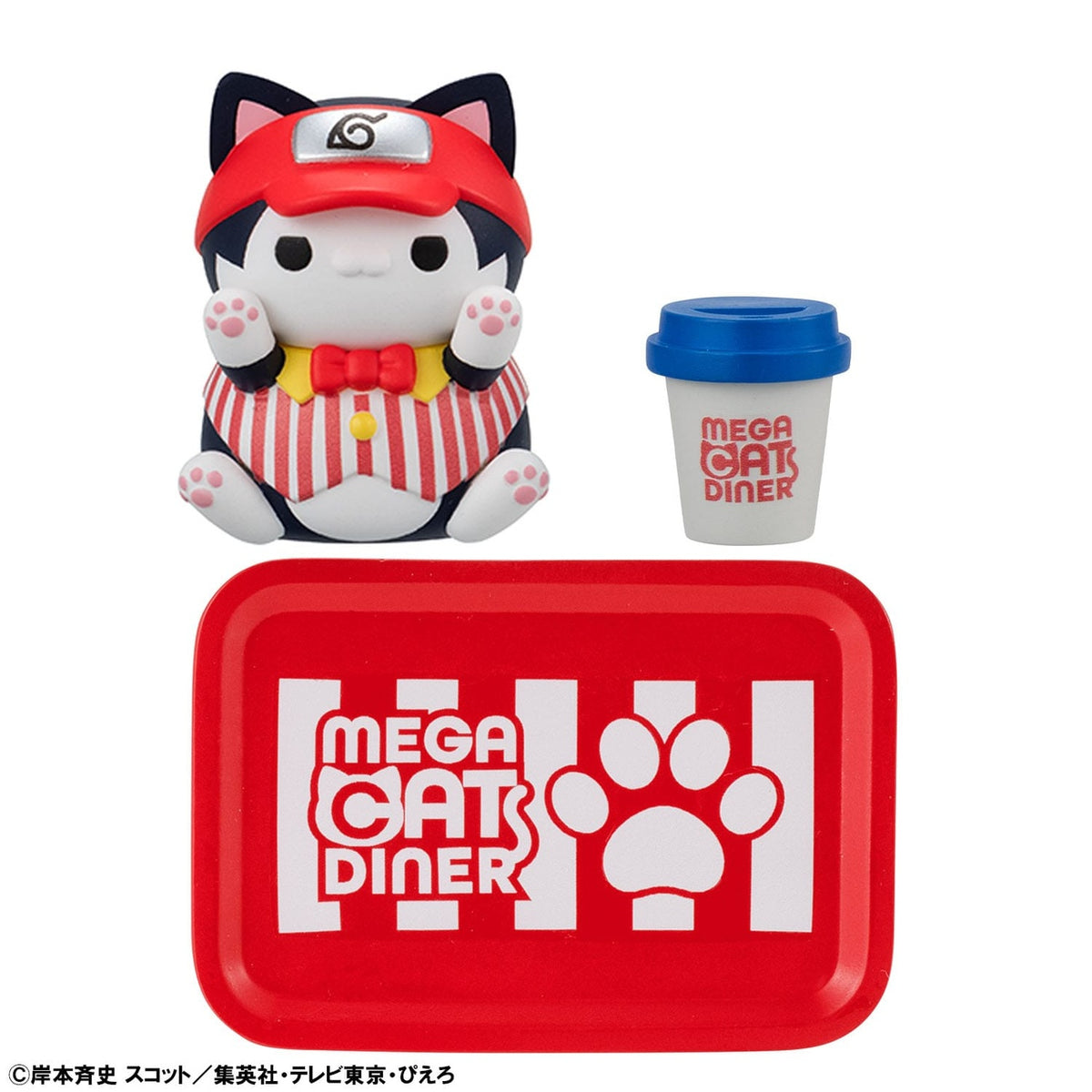 Zdjęcie produktu Naruto Shippuden Mega Cat Project Nyaruto! Figurka kolekcjonerska Mega Cat Diner 3 cm Asortyment (6)