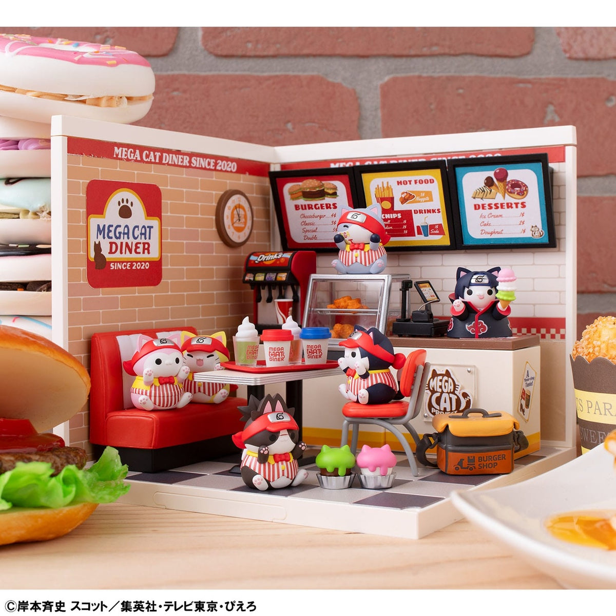 Zdjęcie produktu Naruto Shippuden Mega Cat Project Nyaruto! Figurka kolekcjonerska Mega Cat Diner 3 cm Asortyment (6)