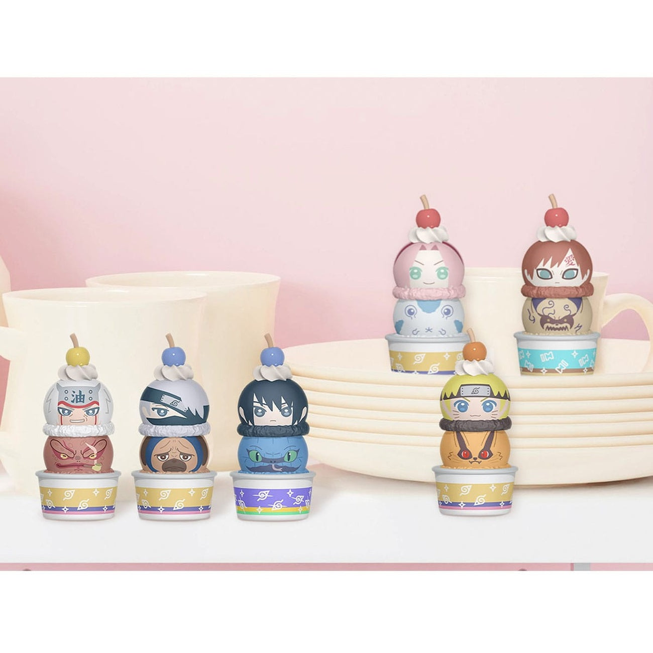 Product image Naruto Shippuden Tsumichen Stack up & Change collectible figures 6-pack 8 cm (with gift)