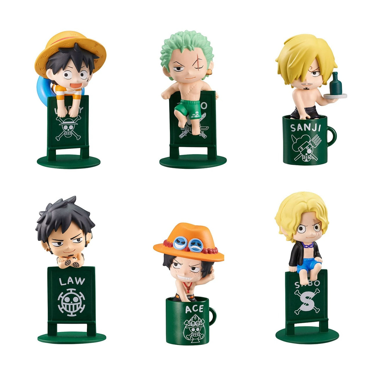 Zdjęcie produktu One Piece Ochatomo Series Figurka kolekcjonerska Pirates Vacance 4 cm Asortyment (8)
