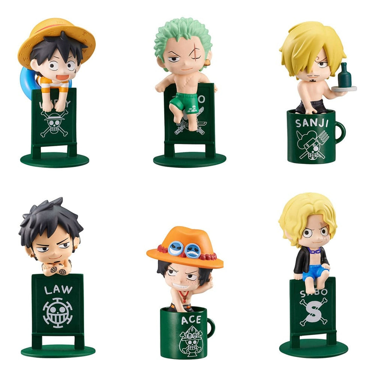 Zdjęcie produktu One Piece Ochatomo Series Figurka kolekcjonerska Pirates Vacance 4 cm Asortyment (8)