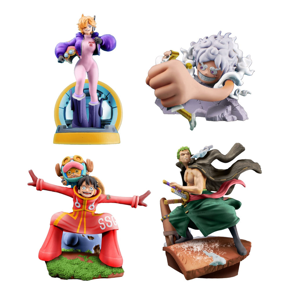 Zdjęcie produktu One Piece Petitrama Mini figura PVC Logbox Re Birth Egghead Set 9 cm