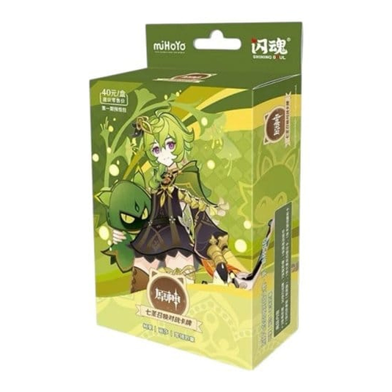 Zdjęcie produktu Genshin Impact Kolekcjonerska Gra Karciana - Zestaw Startowy Pre-Build 05 - Collei - Seria 1 *Wersja chińska*