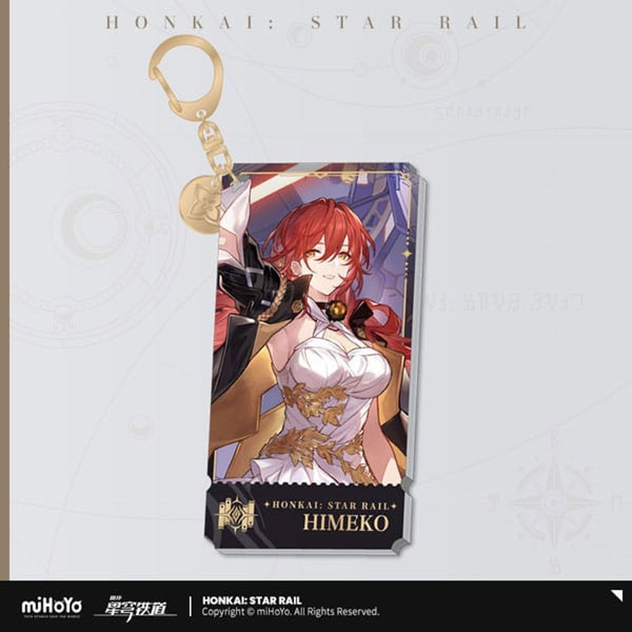 Zdjęcie produktu Honkai: Star Rail Brelok akrylowy z postacią Himeko 9 cm