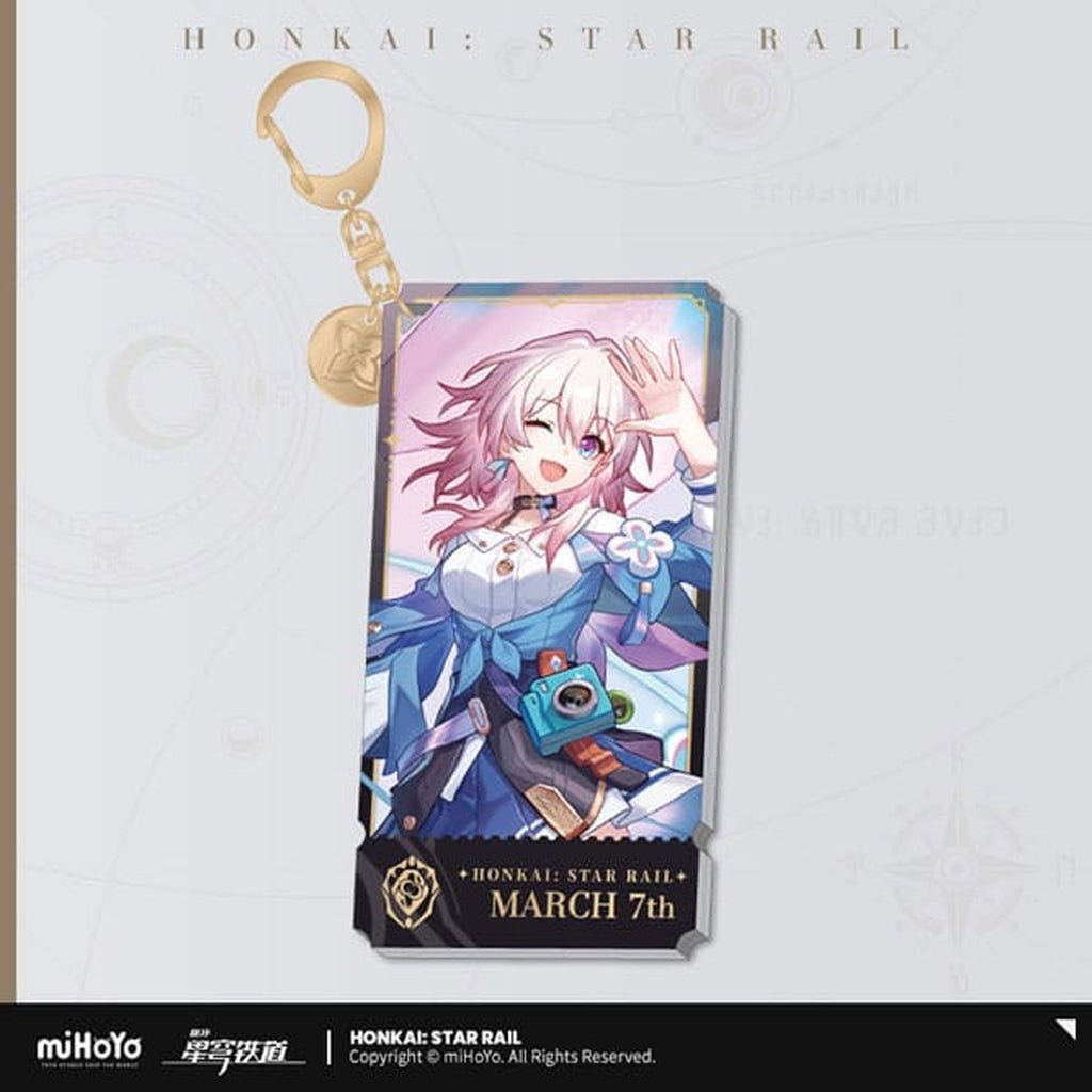 Zdjęcie produktu Honkai: Star Rail Brelok akrylowy z postacią March 7th 9 cm