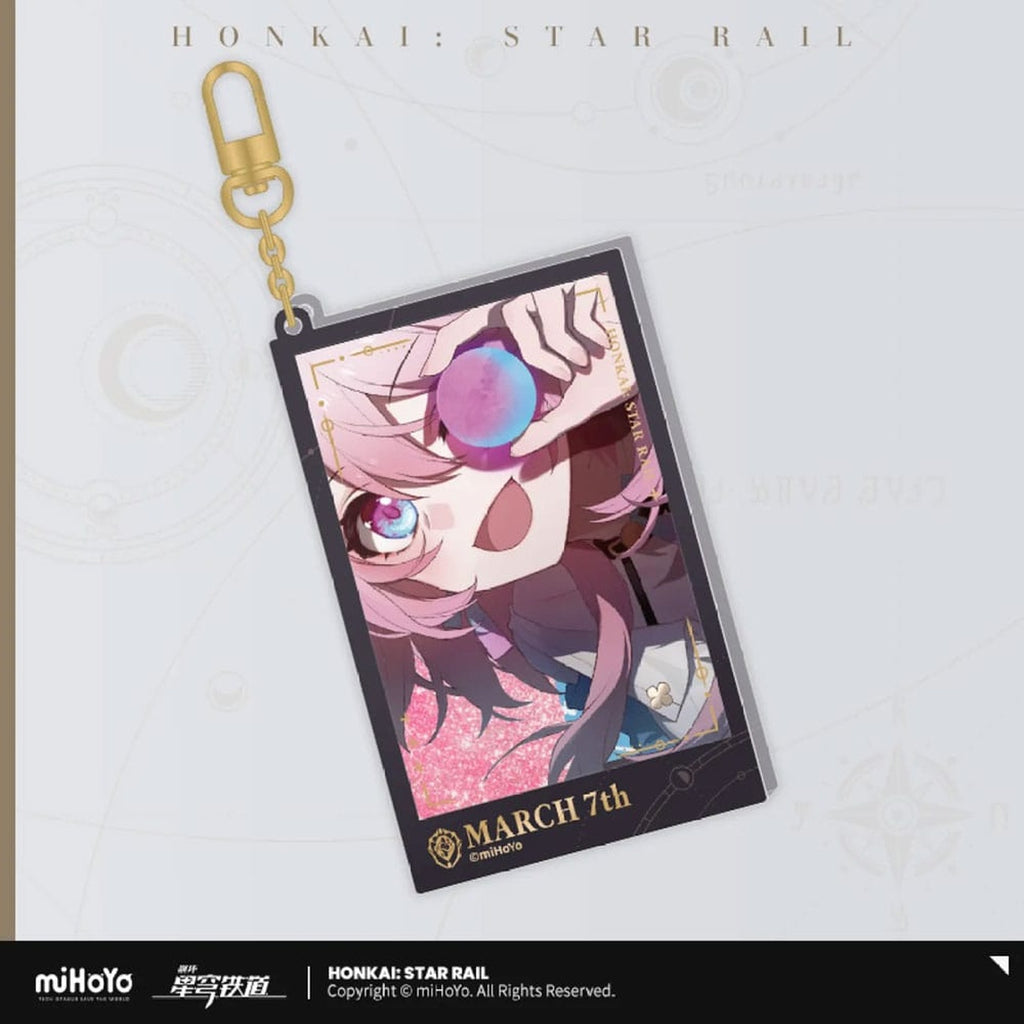 Zdjęcie produktu Honkai: Star Rail Countdown Departure Series Brelok akrylowy March 7th Glitter 9 cm