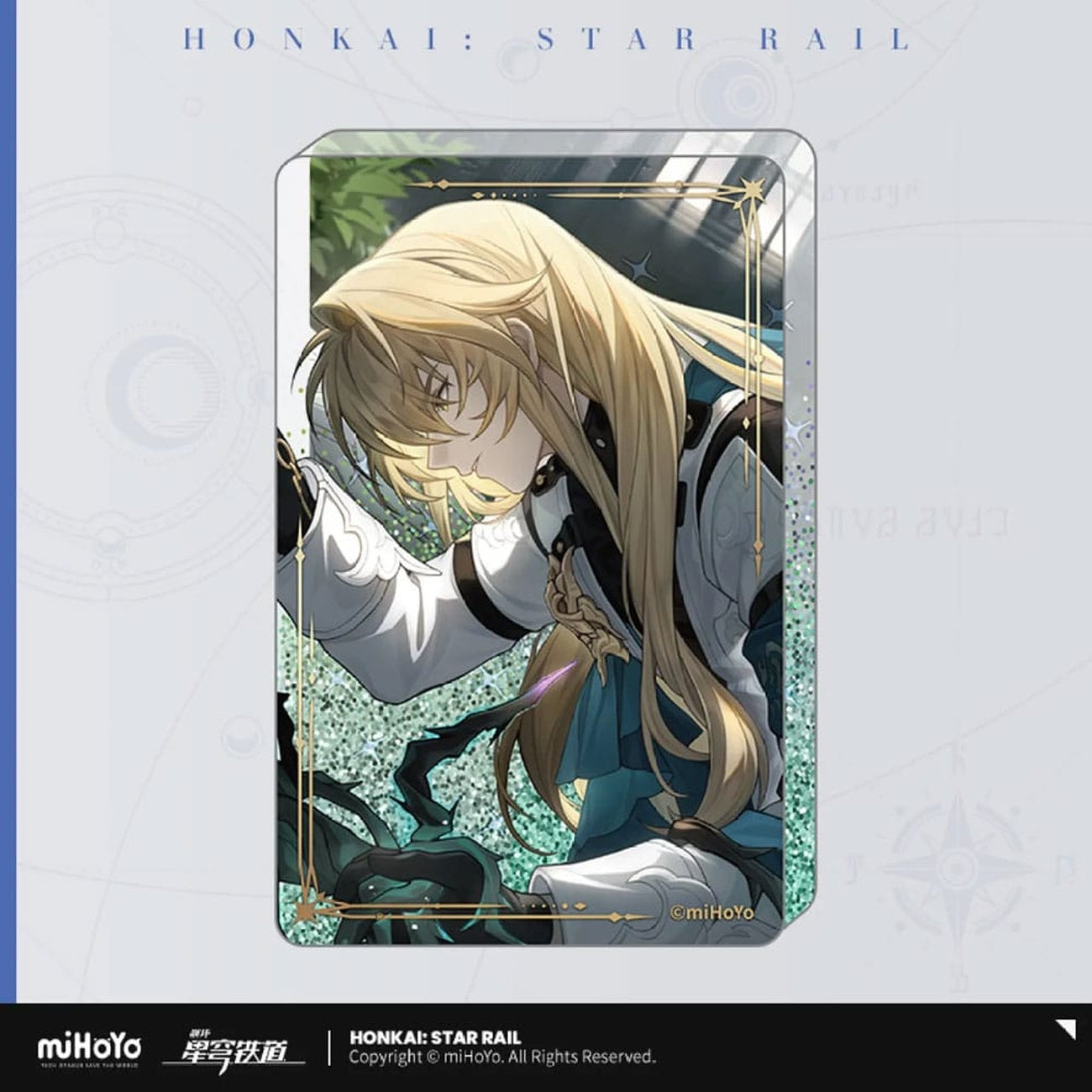 Zdjęcie produktu Honkai: Star Rail Ozdoba Light Cone z akrylu z brokatem: Echoes of the Coffin 9 cm