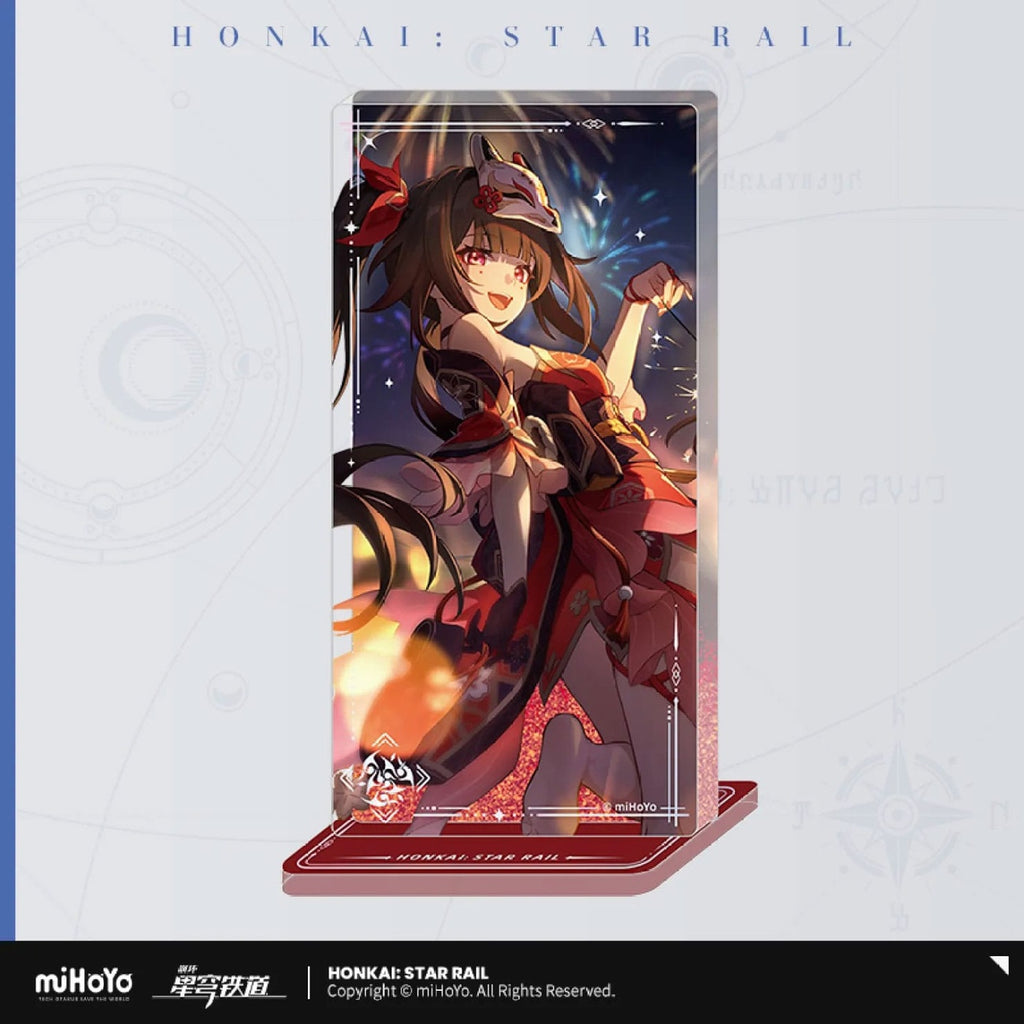 Zdjęcie produktu Honkai: Star Rail Ozdoba z akrylu Light Cone z brokatem: Sparkle Early Escapade 15 cm