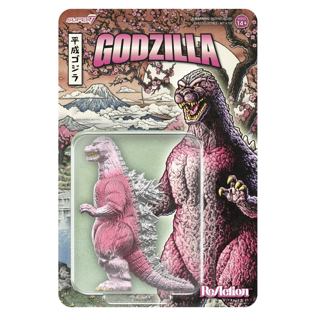 Zdjęcie produktu Godzilla Toho Figurka akcji ReAction Godzilla '89 (Cherry Blossom Festival)